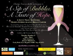 A sip of Bubbles, A taste of Hope