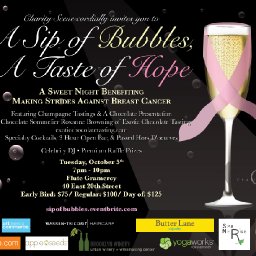 A sip of Bubbles, A taste of Hope