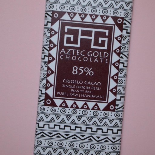 Aztec Gold Chocolate Criollo Peru Raw 85%