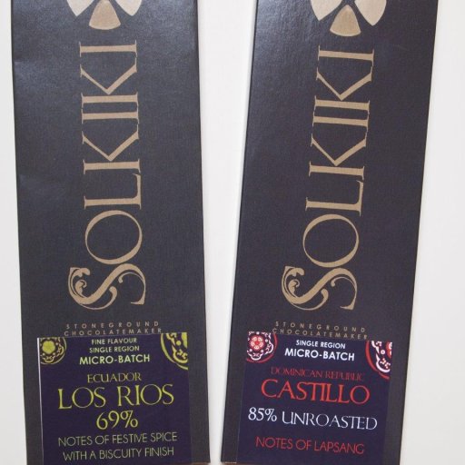 Solkiki Ecuador Los Rios 69% and Dominican Republic Castillo 85%