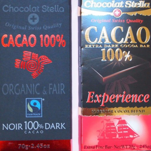 Chocolat Stella cacao 100%
