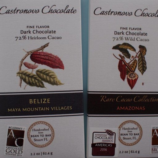 Castronovo Belize 72% and Amazonas 72%