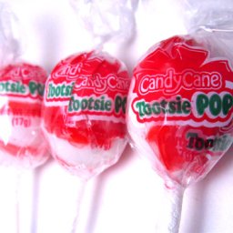Candy Cane Tootsie Pops