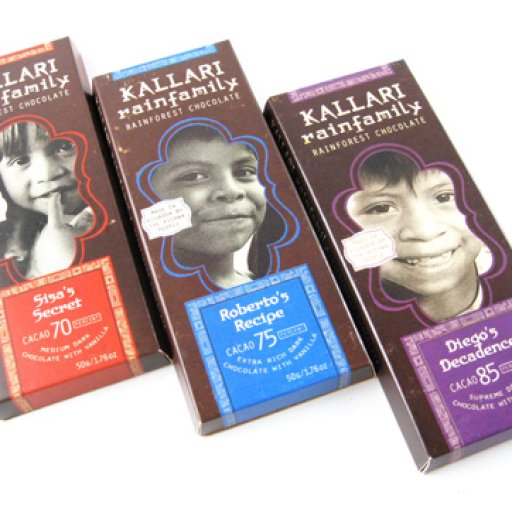 Kallari Chocolate Packages