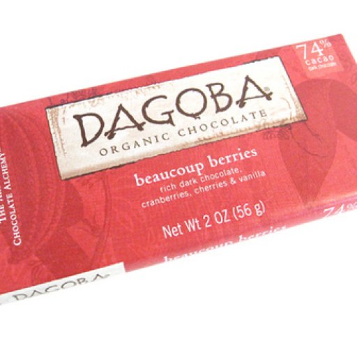 Dagoba Beaucoup Berries Bar Wrapper