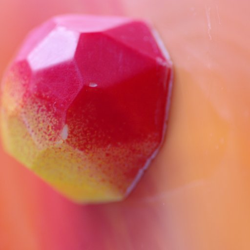 Passion fruit white chocolate truffle