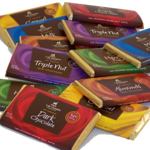 Lake Champlain Chocolates Mixed Chocolate Bar Sampler