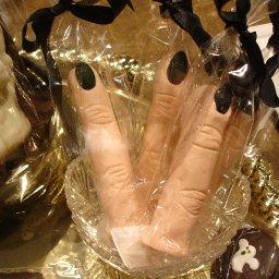 Severed fingers.