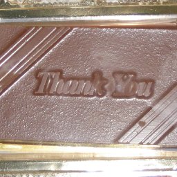 The Thank You chocolate bar