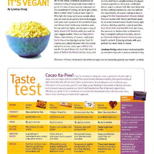 VegNews Article