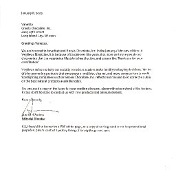 VegNews Letter