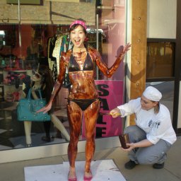 Painted in chocolate