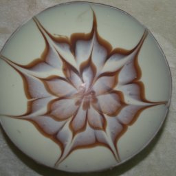 white chocolate bowl