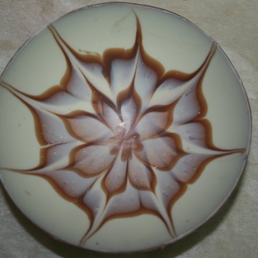 white chocolate bowl