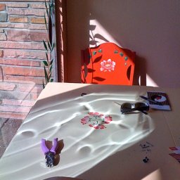 table at the front