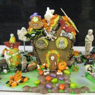 Spooky Gingerbread House