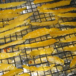 Citron Strips drying