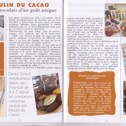 CHOCOLAT VIT VENENEL 20092
