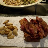 Bacon and roasted garlic