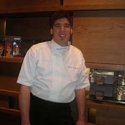 Fabian Rimann in his MaxChocolatier shop, Luzern
