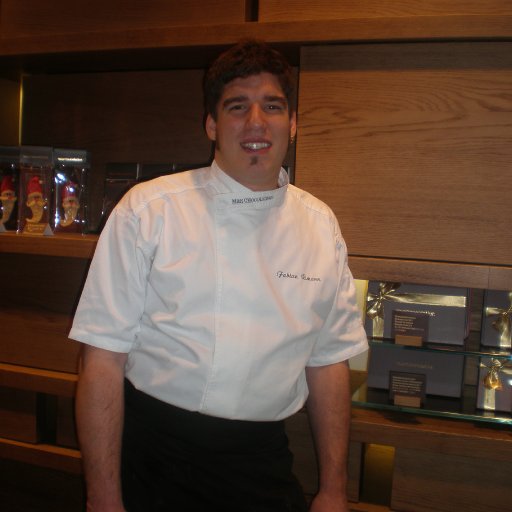 Fabian Rimann in his MaxChocolatier shop, Luzern
