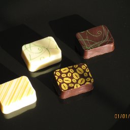 Chocolates made on New year's day!