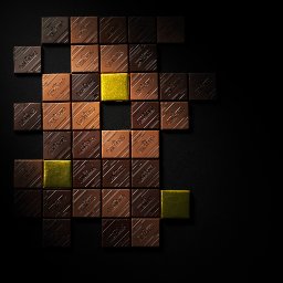 squares of chocolate