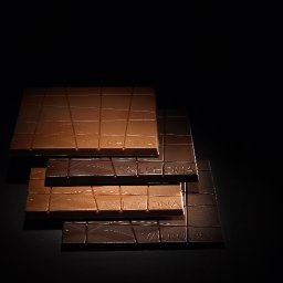 bars of milk & dark chocolate