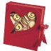 Red Open Heart Box