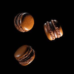 Cacao macarons