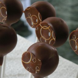 Close up soldiers of chocolate