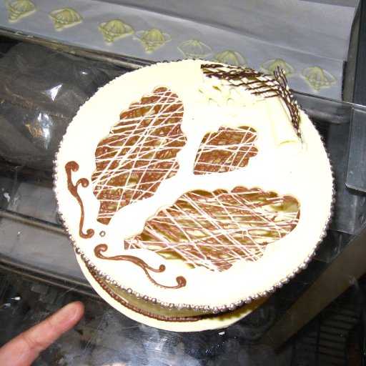 white chocolate box in school