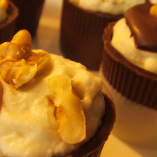 Petit four con filadelphia ,crema y nueces