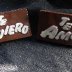 Tableta con mensaje romántico