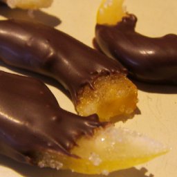 naranjas bañadas con amargo