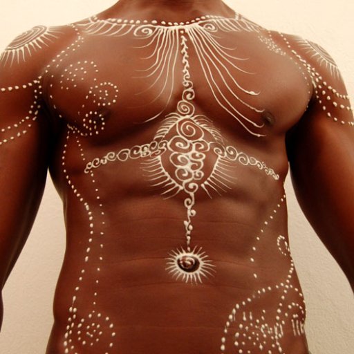 chocolate_body_painting-the_warrior-der_Krieger-2