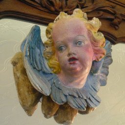 Angel is looking dawn on us.
