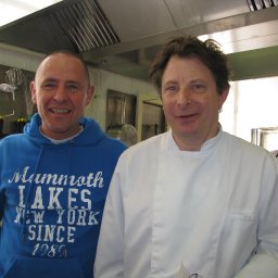 The chef and me.