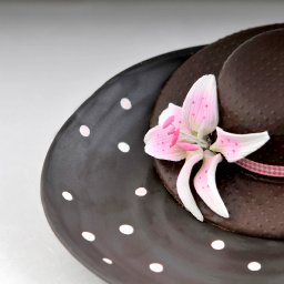 Chocolate Kentucky Derby Hat