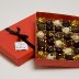 30piece red Mamor Chocolate box