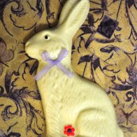 White Chocolate Easter Bunny