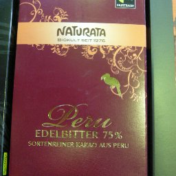 Naturate: 75% Peru, bio, fairtrade.