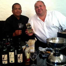 Divine chocolatier  with Berty Jones at Ehrrmanns