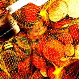 Divine chocolate coins