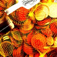 Divine chocolate coins