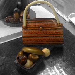 chocolate handbag