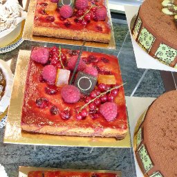 Sablé Breton and cranberries