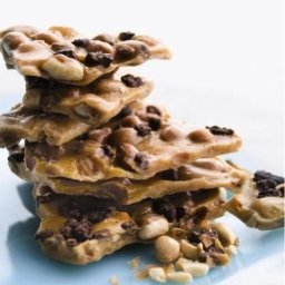 Chardonnay Wine Brittle with Caramelized Cocoa Nibs