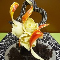 Valentines Chocolate Sculpture