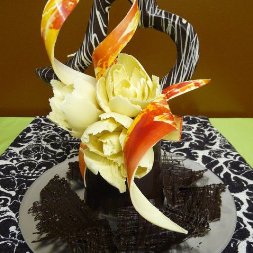 Valentines Chocolate Sculpture